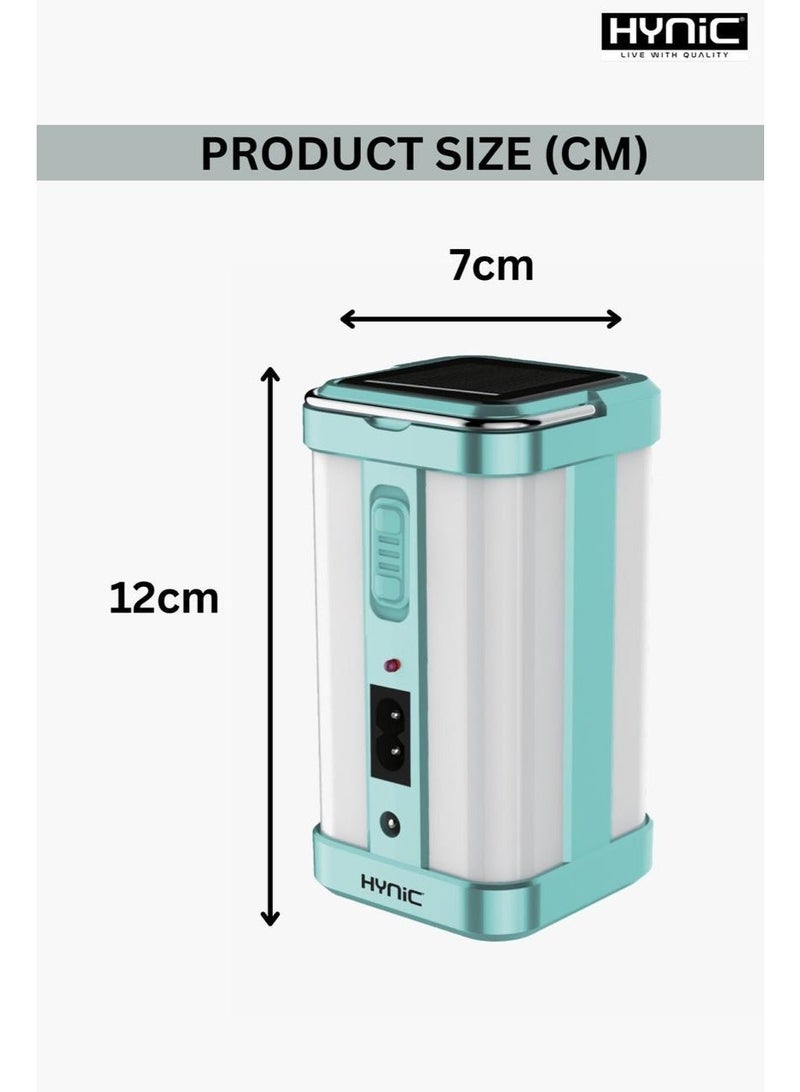 Hynic Rechargeable LED Emergency Lantern with Solar Charging – 6-Hour Runtime, Portable Power for Home, Camping, and Office - Image 3